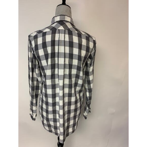 Denim & Supply Ralph Lauren RL Boyfriend Plaid Womens Sz S Buffalo Button-up - Picture 3 of 7